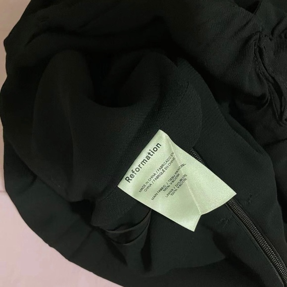 Reformation Butterfly Dress in Black *NEW* - Picture 5 of 5